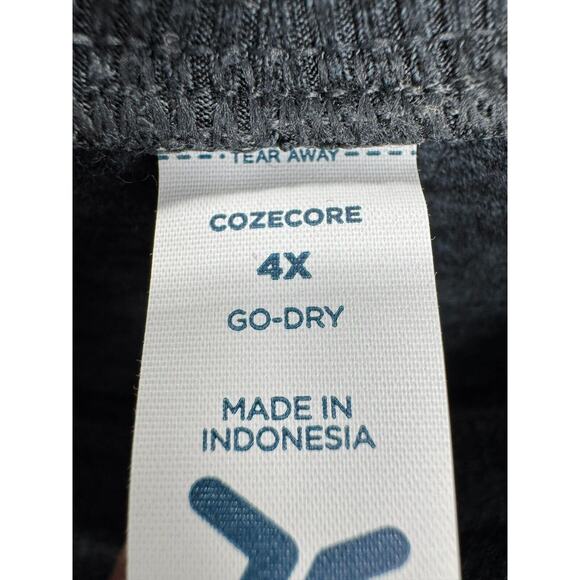 Cozecore Womens Pullover Fleece Mock Sweater Dolman Sleeve Size 4X Gray NWOT - Picture 3 of 3